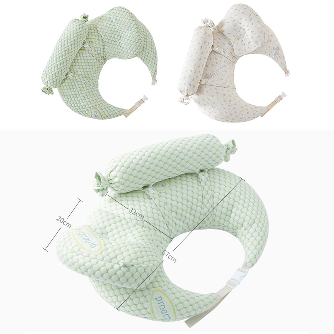 Nursing Arm Support Pillow with Adjustable Straps, Removable Cover, Multi-Purpose