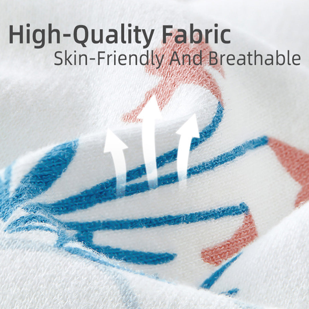 Newborn Zipper Bag, Multi-purpose Baby Quilt Sleep Bag, 100% Organic Cotton, Assorted Colours