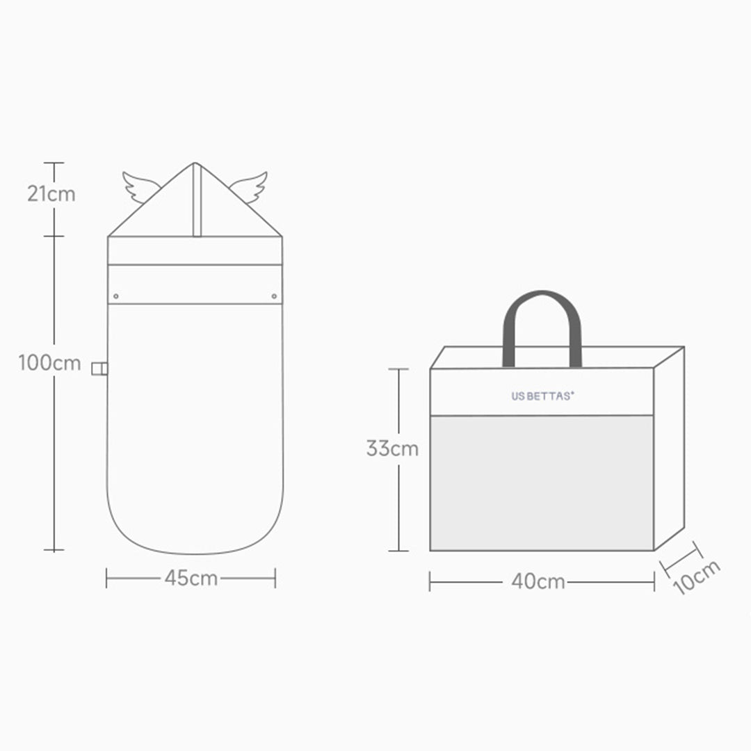 Newborn Zipper Bag, Multi-purpose Baby Quilt Sleep Bag, 100% Organic Cotton, Assorted Colours