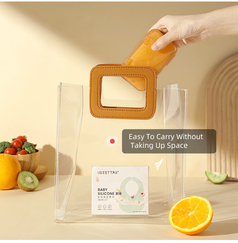 Smile shaped silicone waterproof bib, soft material and tear resistant, silicone Baby Bib, BPA Free with Food Catcher