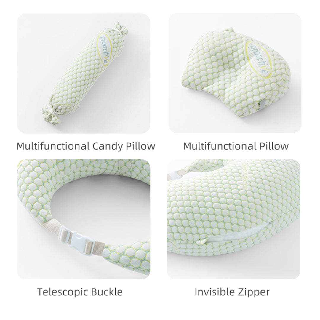 Nursing Arm Support Pillow with Adjustable Straps, Removable Cover, Multi-Purpose