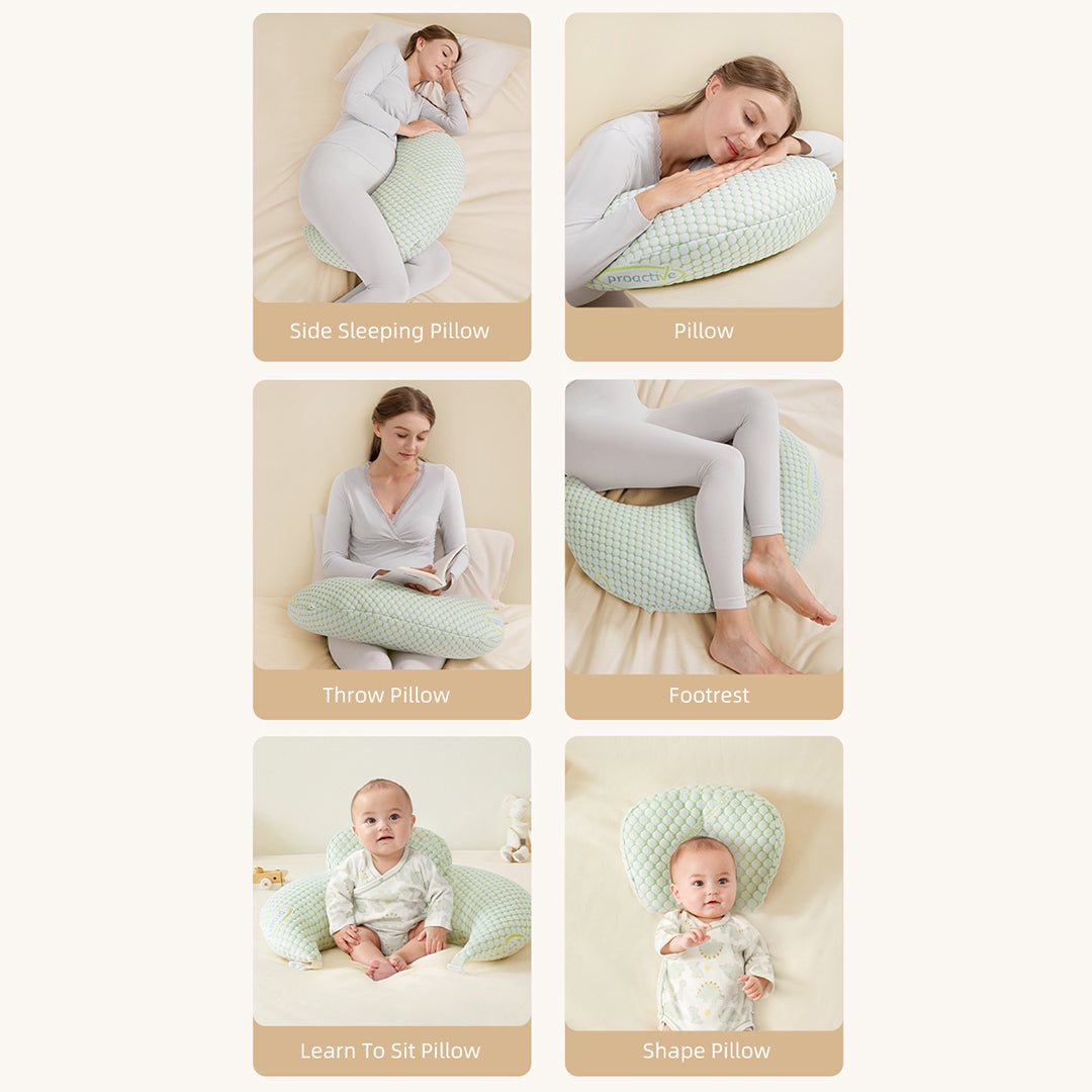 Nursing Arm Support Pillow with Adjustable Straps, Removable Cover, Multi-Purpose