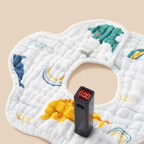 Feeding baby bibs, Absorbent & Soft Burping baby Cloths cotton yarn Muslin Swaddle Burp Cloth Bib