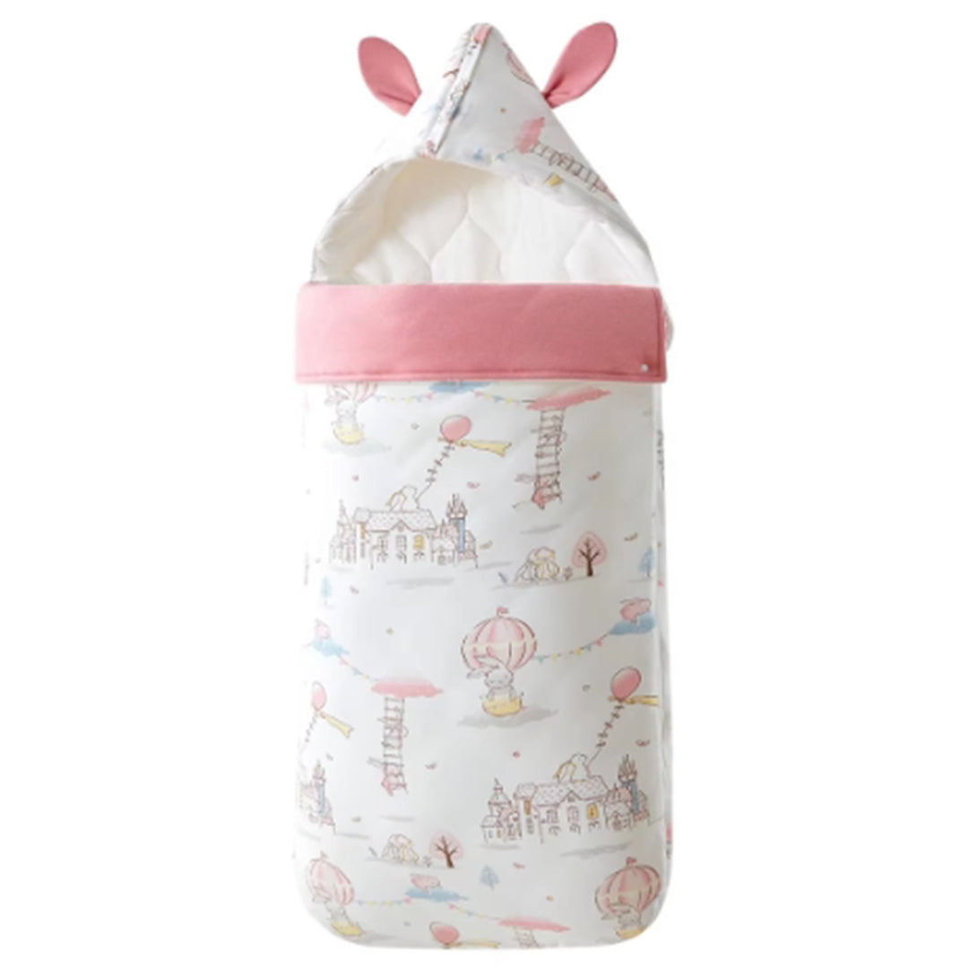 Newborn Zipper Bag, Multi-purpose Baby Quilt Sleep Bag, 100% Organic Cotton, Assorted Colours