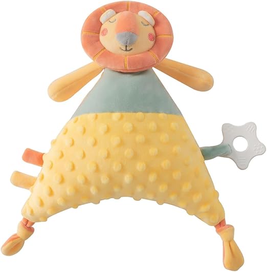 Multi-functional soothing animal shaped soft bean touched sense doll, light and soft food-grade chewable material, soothing teether