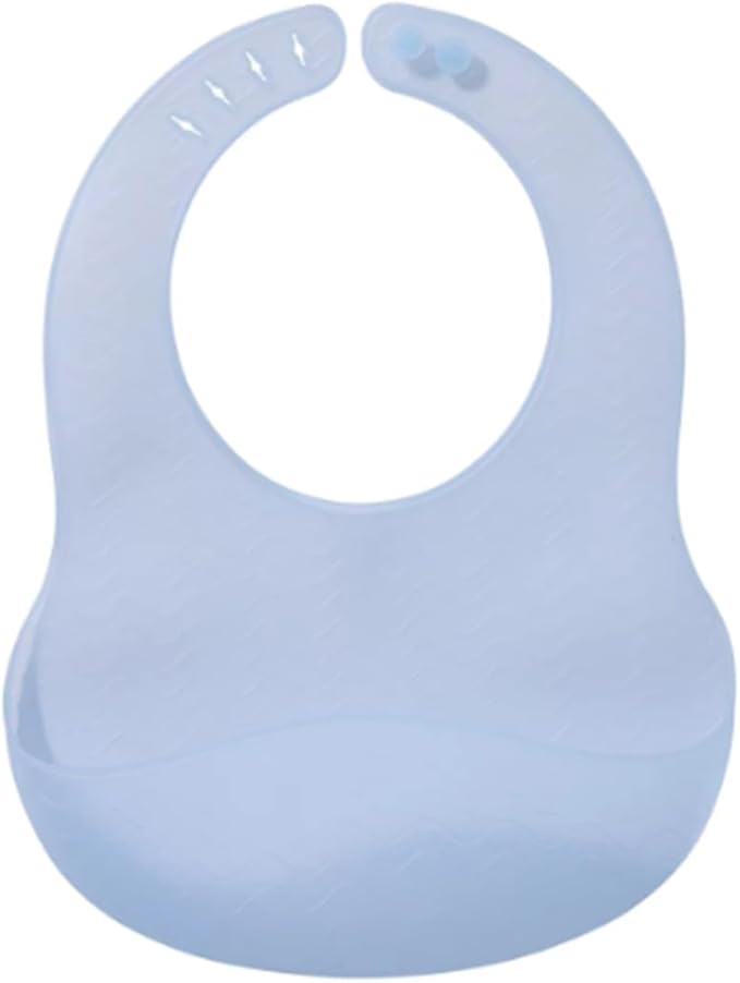 Smile shaped silicone waterproof bib, soft material and tear resistant, silicone Baby Bib, BPA Free with Food Catcher