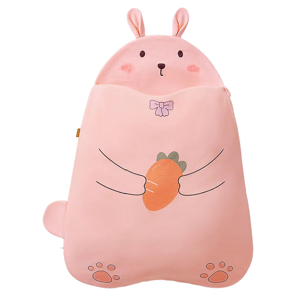 Newborn Baby Swaddle Bag, 100% Cotton, Cute Dino Design, Two-Way Zipper, Baby Sleeping Bag