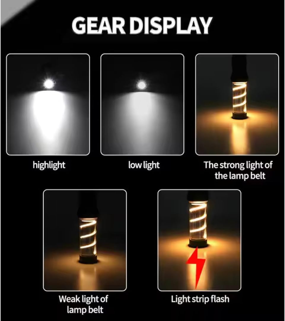 Tripod Camping Light, Multifunctional, Compact size, Waterproof, LED, Insect-Repelling, Emergency Lighting