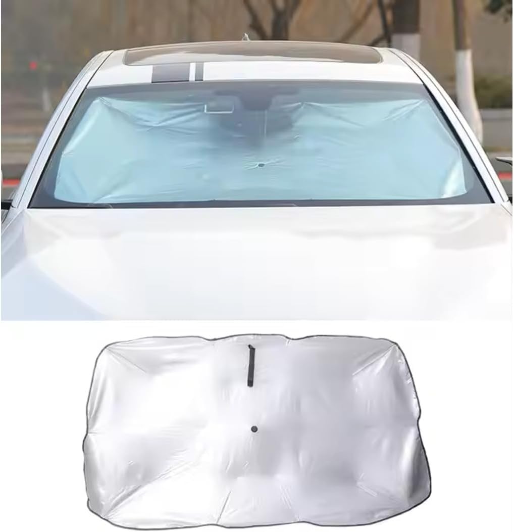 Universal UV Sun Protection Wind Shield, wind sheild Car Sunshade Umbrella shape