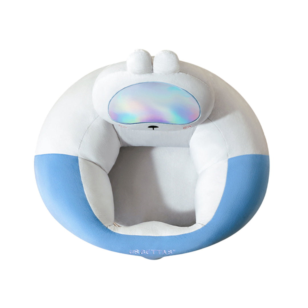 Animal shaped cute infant support seat, soft and supportive, two sided protection area, helping babies sit up with style, baby support training seat