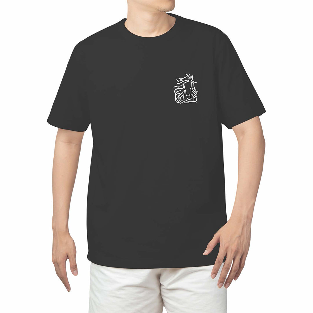 NAB Men 100% Cotton Premium T-Shirt – Sea Green, Camel, Black, Blue, Offwhite | S-XXL