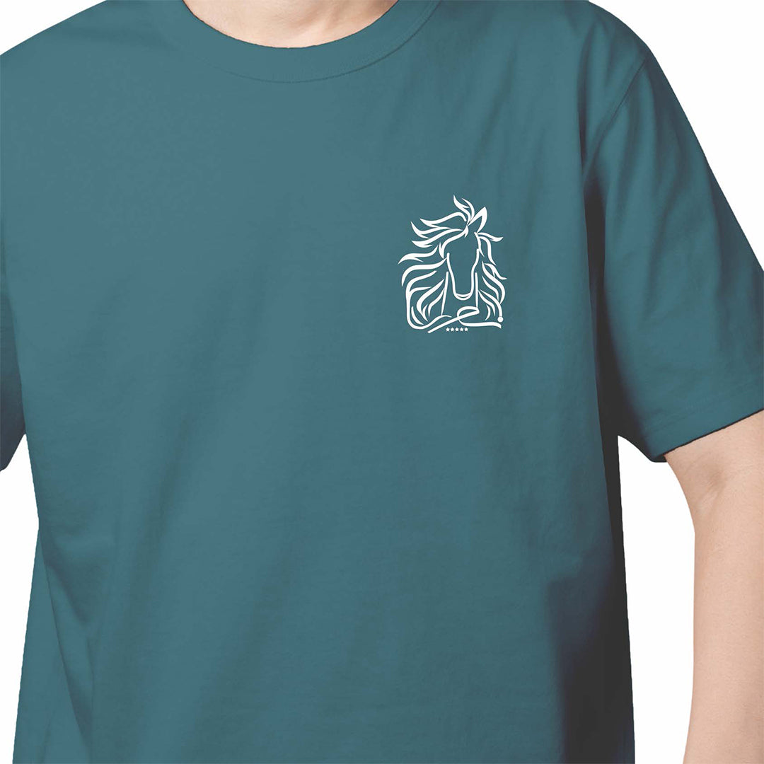 NAB Men 100% Cotton Premium T-Shirt – Sea Green, Camel, Black, Blue, Offwhite | S-XXL