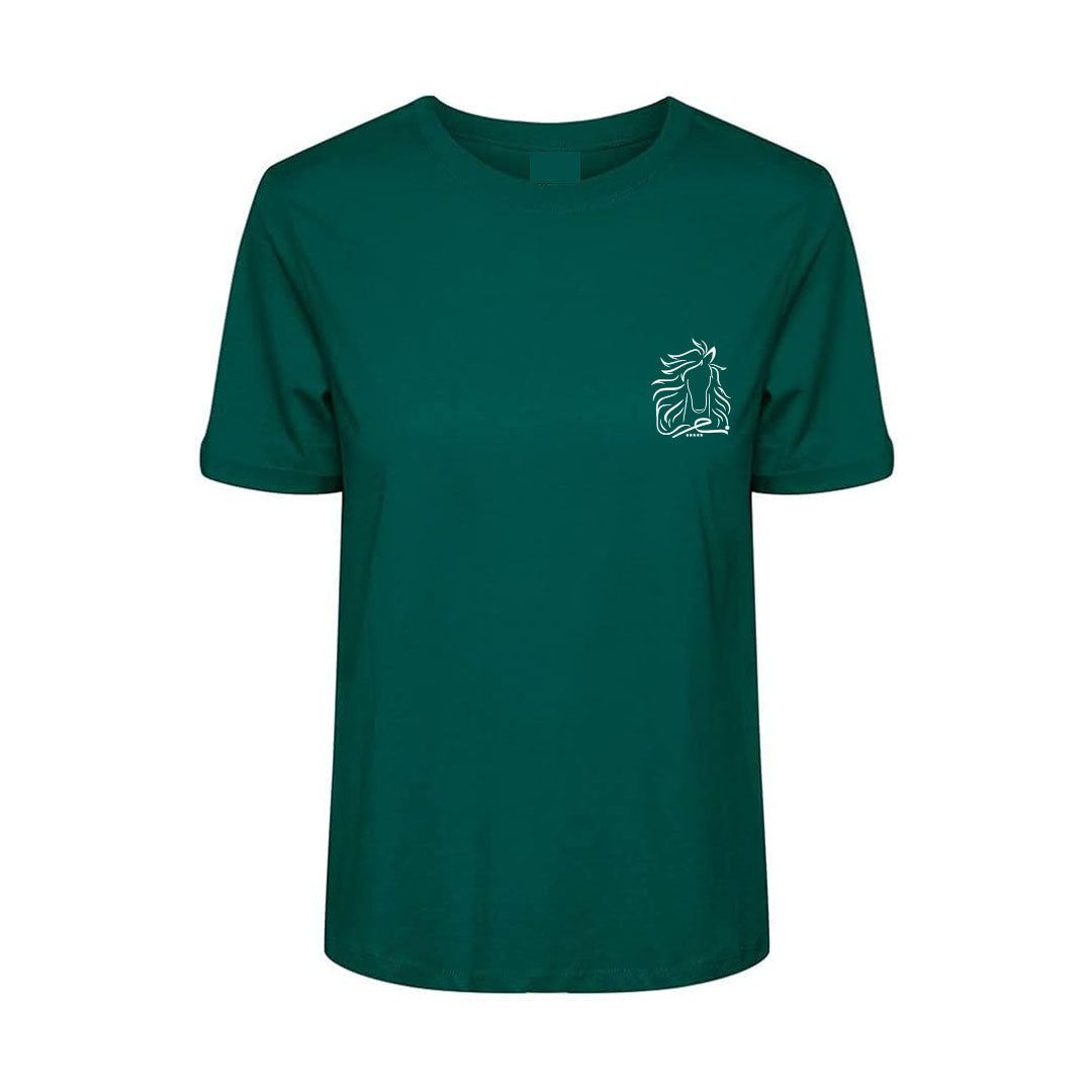 NAB Women 100% Cotton Premium T-Shirt – Sea Green, Camel, Black, Blue, Offwhite | S-XXL