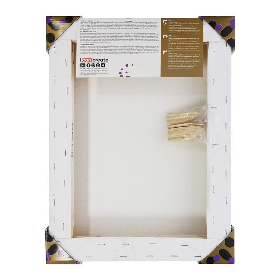 Mont Marte Canvas Double Thick 30.5x40.6cm 380 Premium Cotton Duck