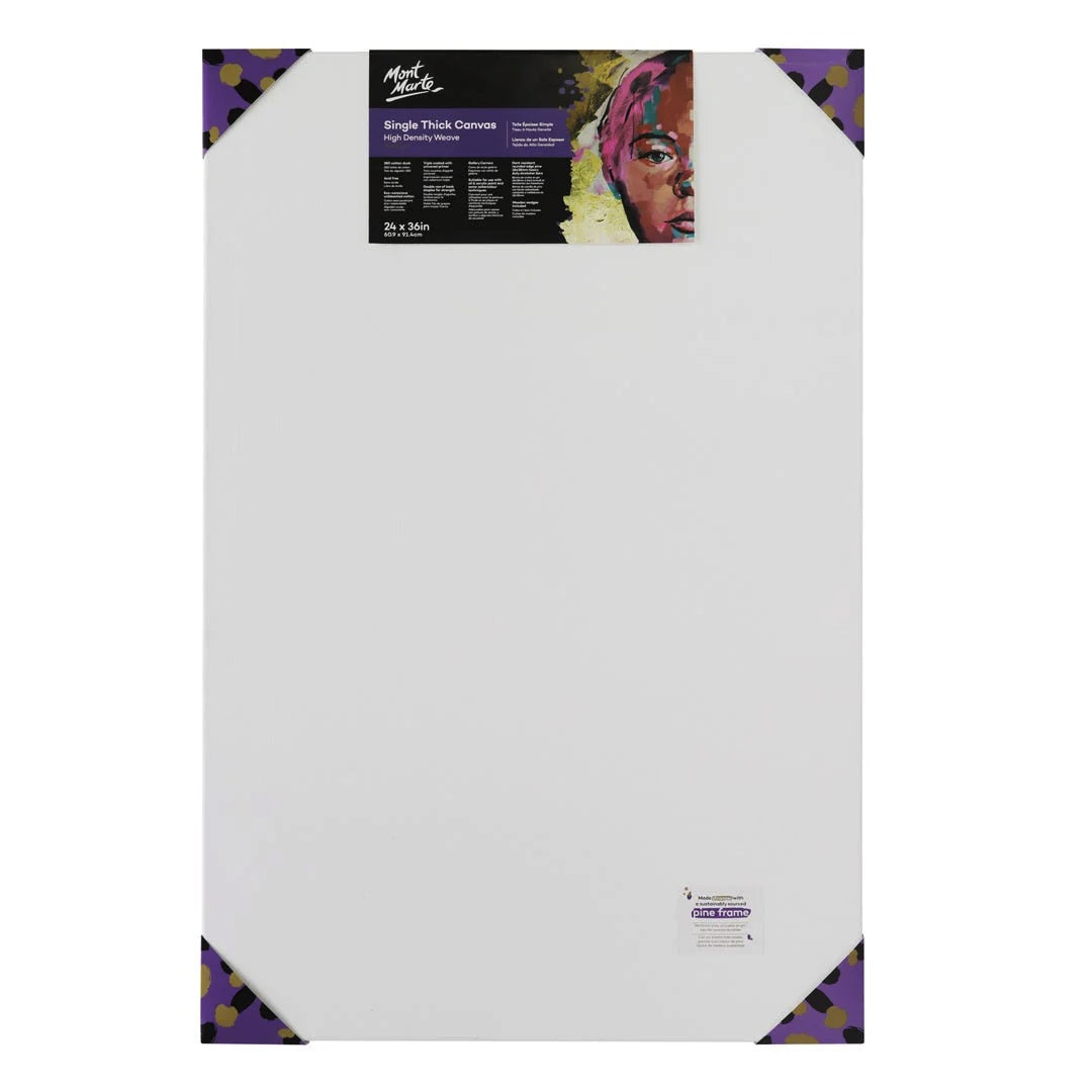 Mont Marte Pine Single Thick Canvas Frame, 60.9 cm x 91.4 cm Size