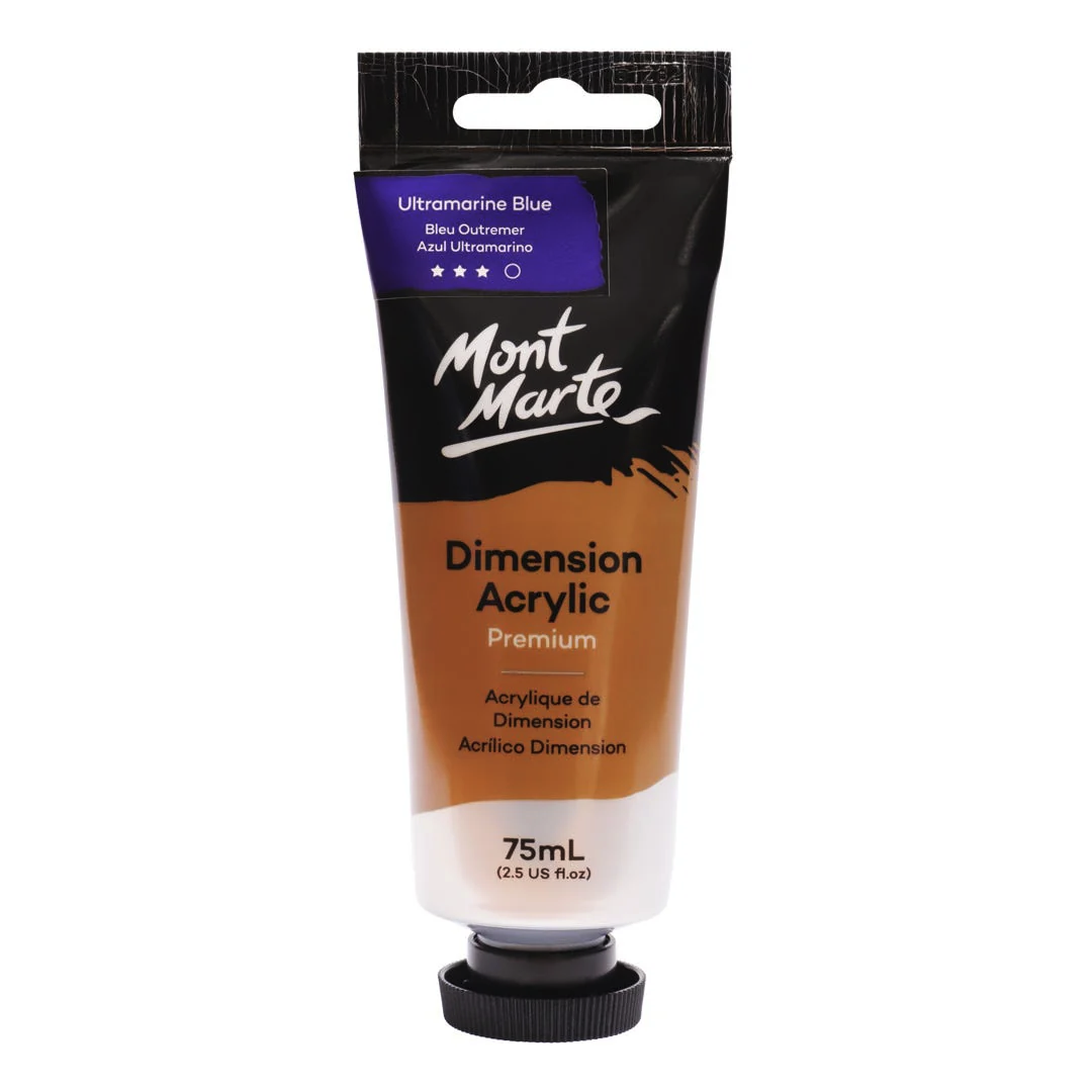 Mont Marte Dimension Acrylic Colour Series 75ml - Ultramarine Blue