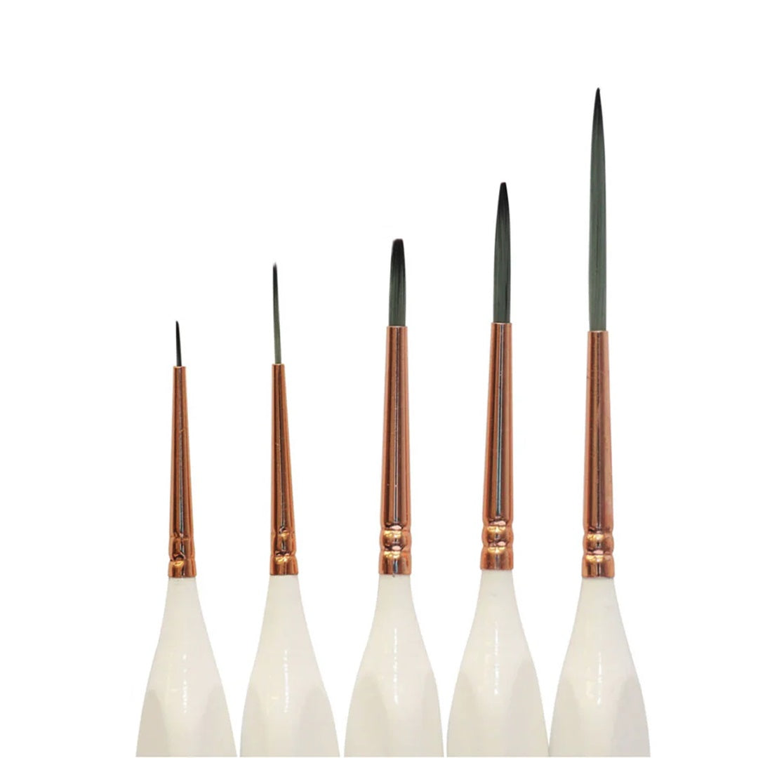Mont Marte BRUSH TAKLON DETAIL LINER 5PCS