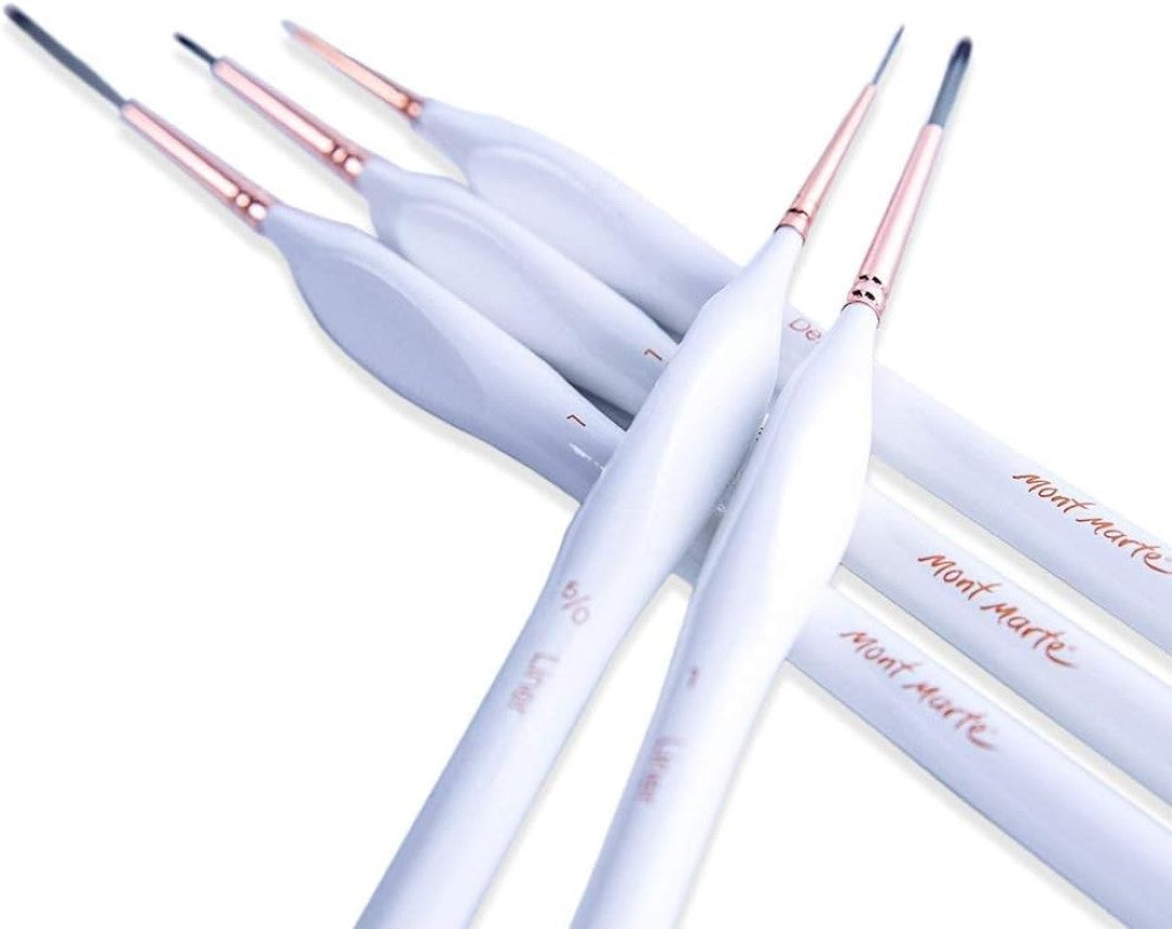 Mont Marte BRUSH TAKLON DETAIL LINER 5PCS