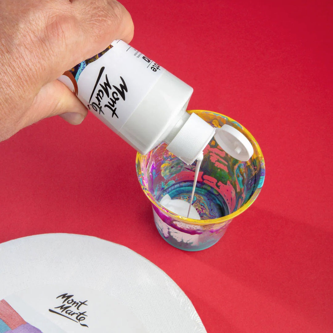 POURING ACRYLIC 240ML TITANIUM WHITE