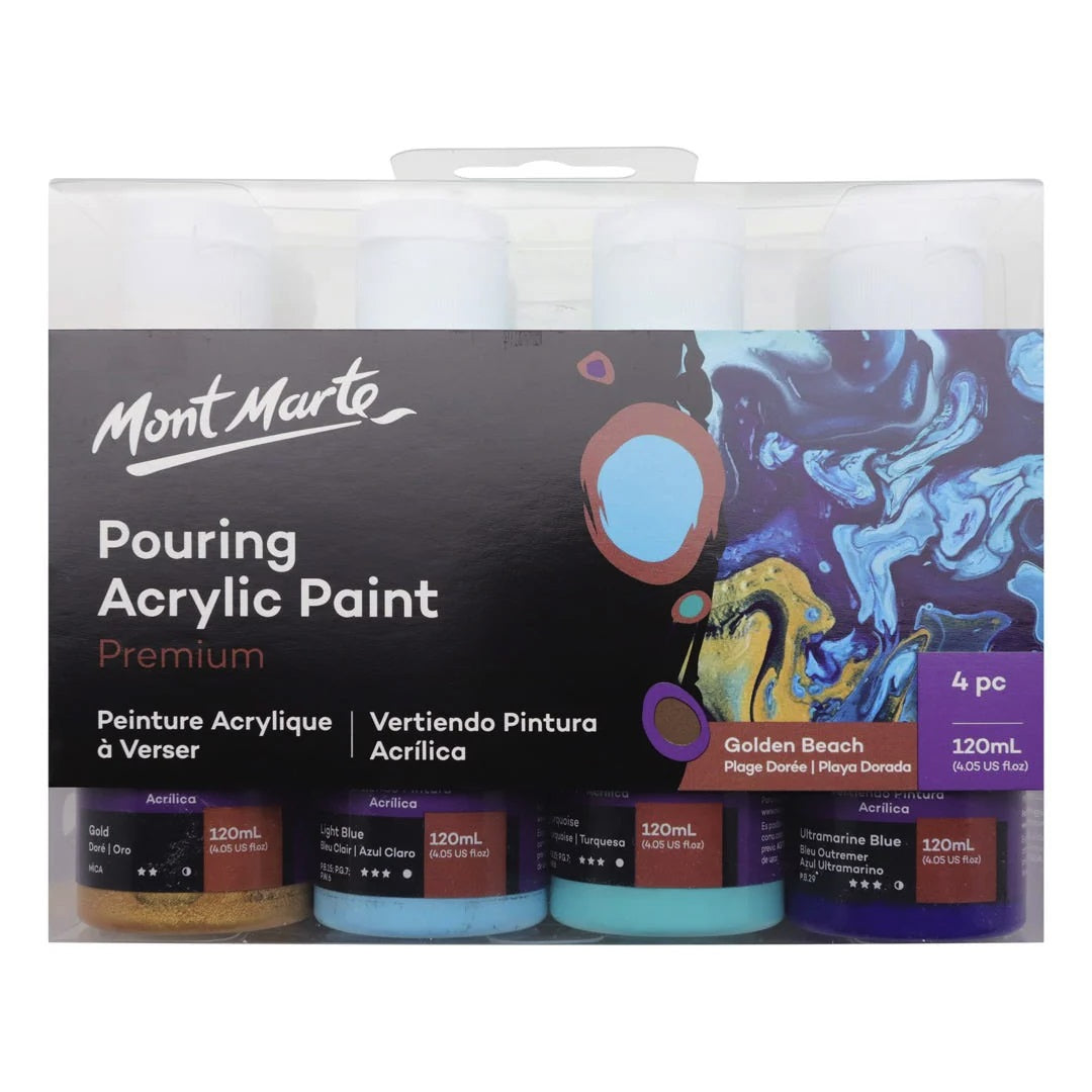 Mont Marte Pour Paint Set PMPP4003