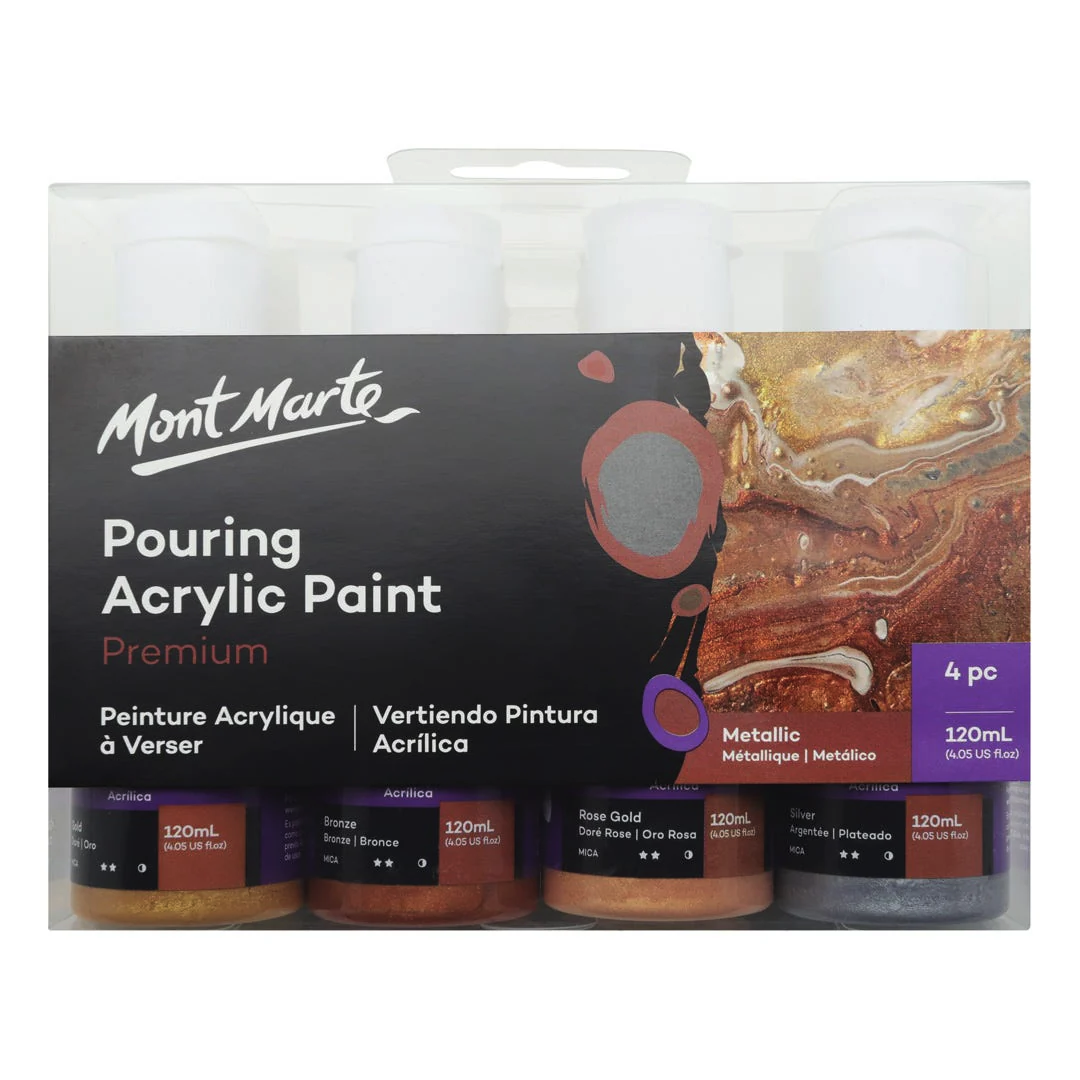 Mont Marte Pour Paint Set PMPP4004