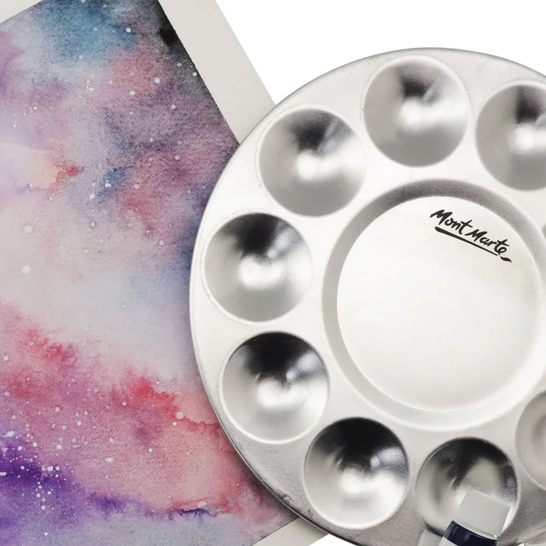 Mont Marte - Signature Aluminium Round Palette 10 Well