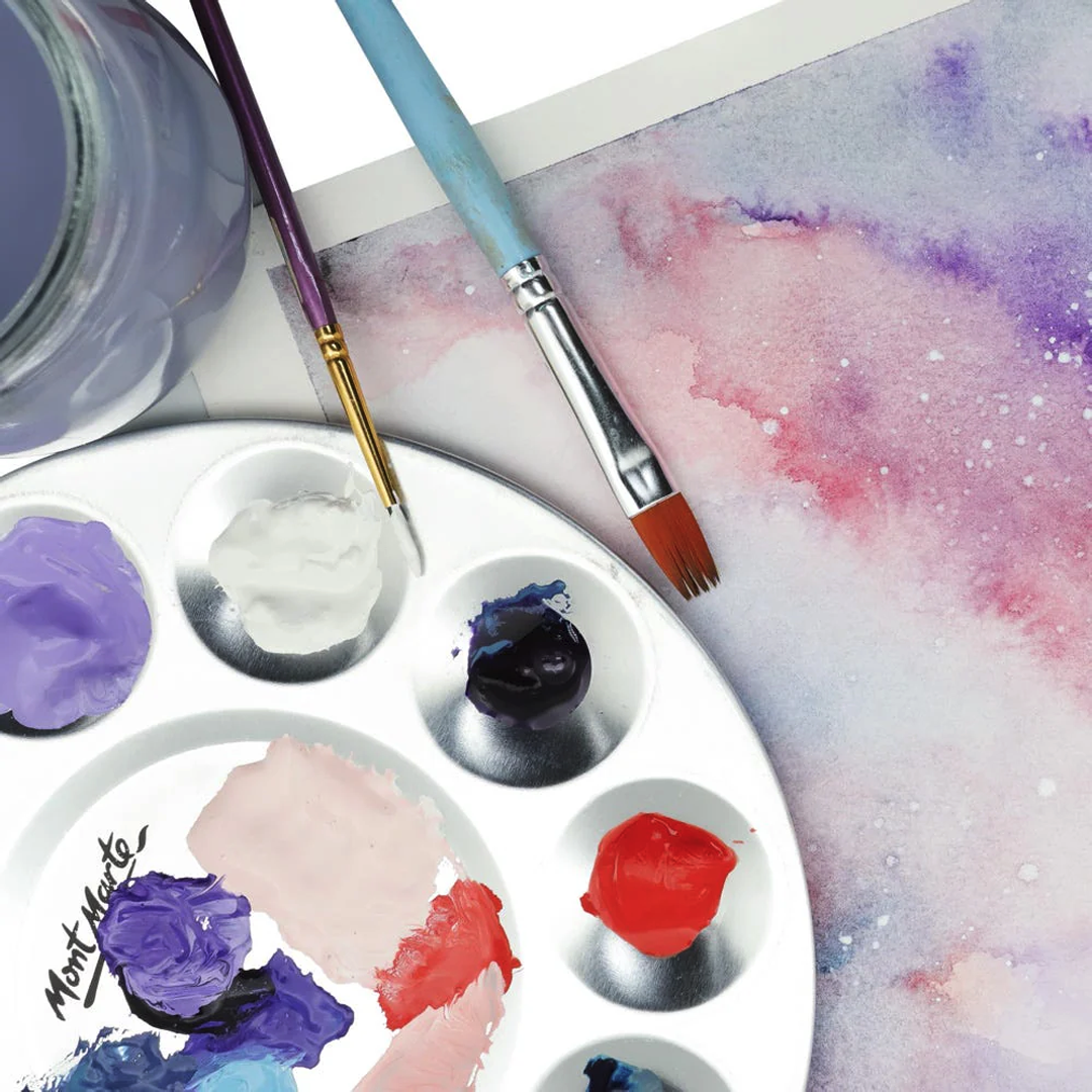 Mont Marte - Signature Aluminium Round Palette 10 Well