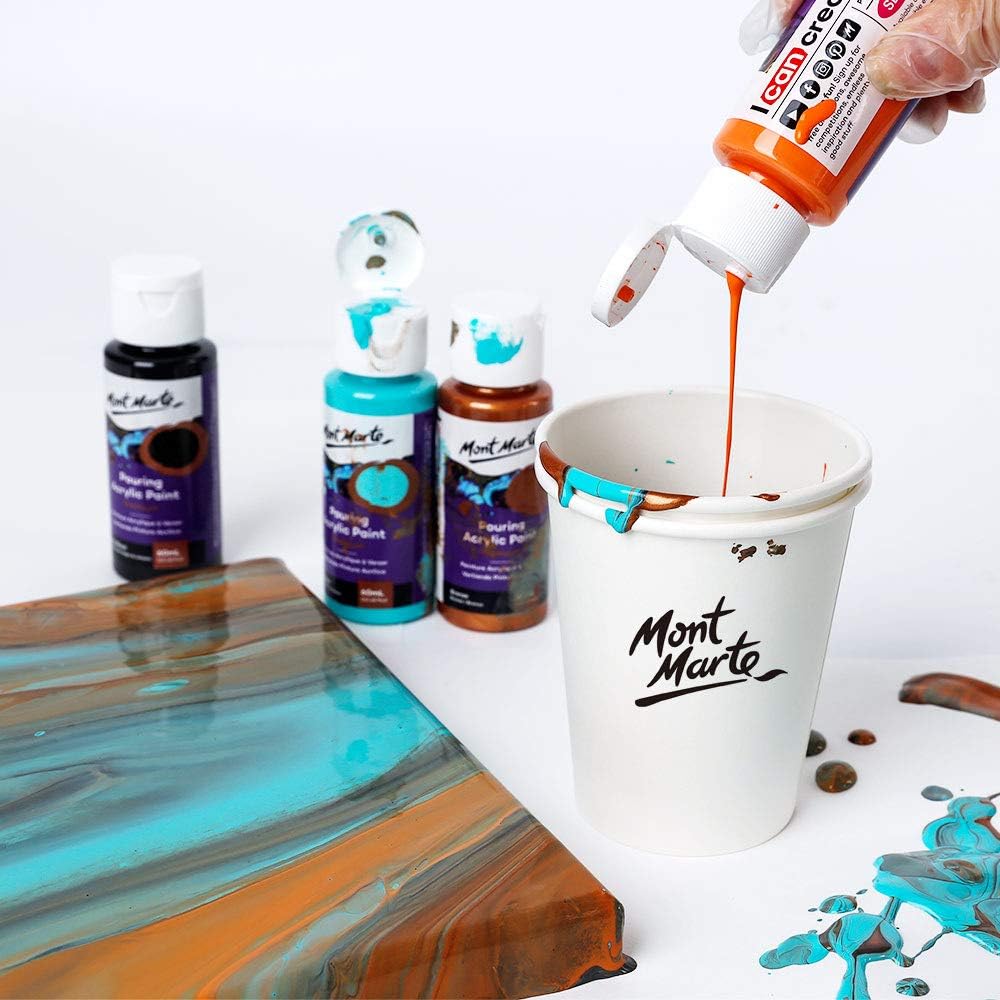 Mont Marte POURING ACRYLIC 4X60ML SYMPHONY