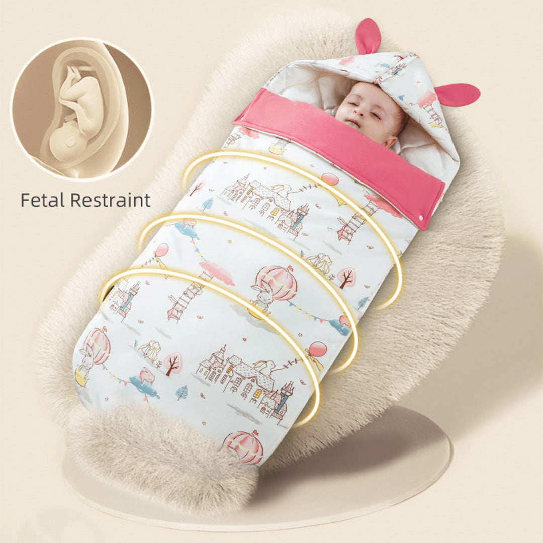 Newborn Zipper Bag, Multi-purpose Baby Quilt Sleep Bag, 100% Organic Cotton, Assorted Colours
