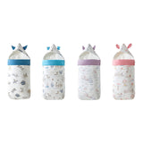 Newborn Zipper Bag, Multi-purpose Baby Quilt Sleep Bag, 100% Organic Cotton, Assorted Colours