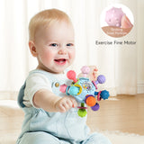 High Quality Baby Sensory Teething Toy, Food Grade Material with Rattle Sound, Newborn Teething Balls