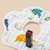 Feeding baby bibs, Absorbent & Soft Burping baby Cloths cotton yarn Muslin Swaddle Burp Cloth Bib