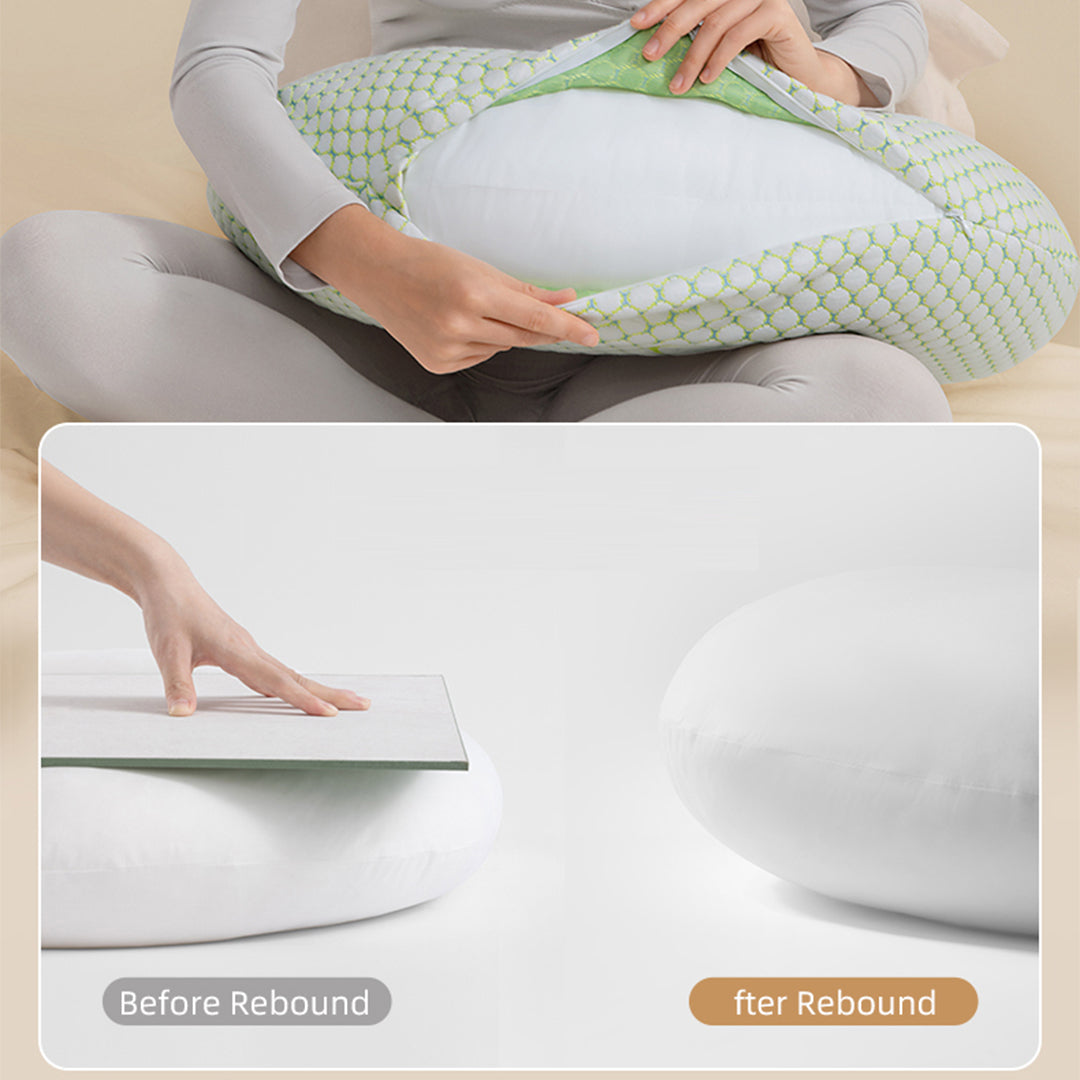Nursing Arm Support Pillow with Adjustable Straps, Removable Cover, Multi-Purpose