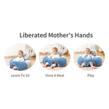 Animal shaped cute infant support seat, soft and supportive, two sided protection area, helping babies sit up with style, baby support training seat