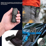 Super Bright Pocket Magnetic USB Taschenlampe Torch Light linterna Metal LED EDC Rechargeable powerful Small Mini Flashlight 600 Lumen Clip Lamp 3 XPG 4 Modes Type-c USB charging