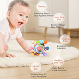 High Quality Baby Sensory Teething Toy, Food Grade Material with Rattle Sound, Newborn Teething Balls