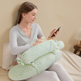Nursing Arm Support Pillow with Adjustable Straps, Removable Cover, Multi-Purpose