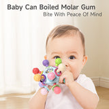 High Quality Baby Sensory Teething Toy, Food Grade Material with Rattle Sound, Newborn Teething Balls