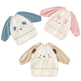 Soft, flexible corduroy baby overalls, windproof, cozy, and unisex animal printed baby warm bibs with waterproof liner